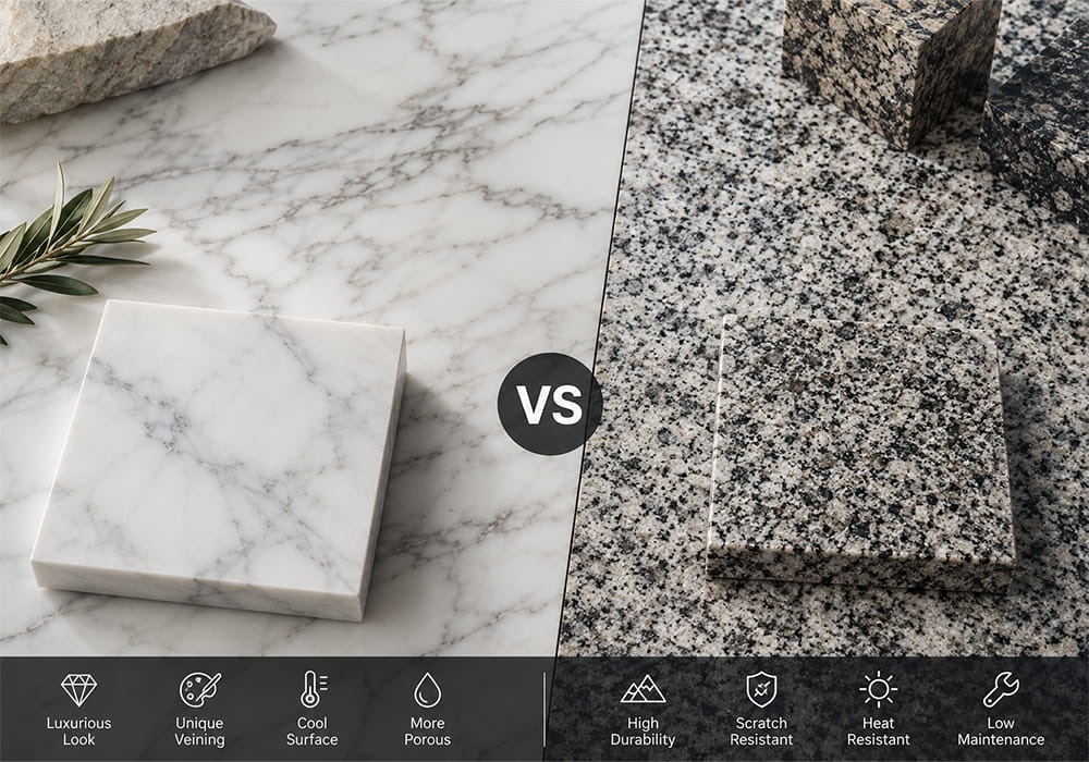 Marble vs Granite